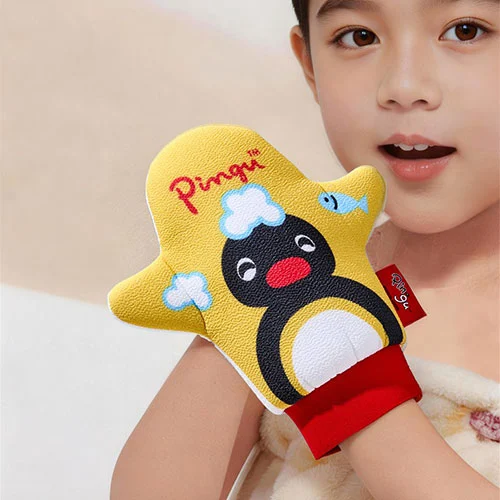 PINGU Exfoliating Washcloth, Bath Bomb