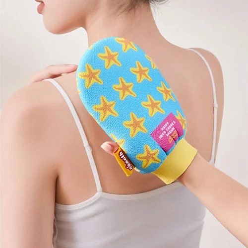 Summer Sea Breeze Scrubbing Towel, Back Strip