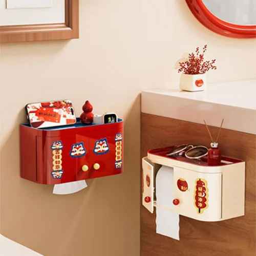 Double-door Tissue Box