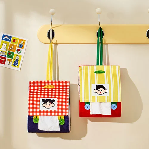 Fabric-covered Toilet Paper Holder