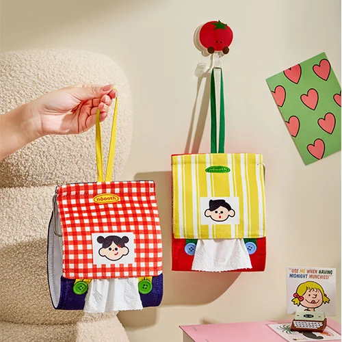 Fabric-covered Toilet Paper Holder