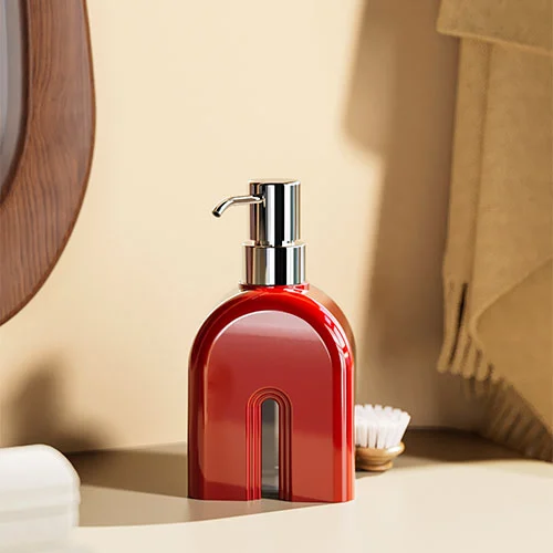 Travertine Liquid Pump Bottle Effervescent