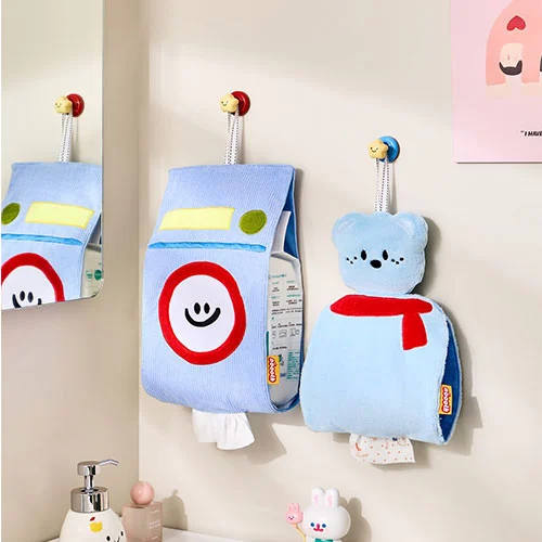 Wall-mounted Tissue and Facial Tissue Box