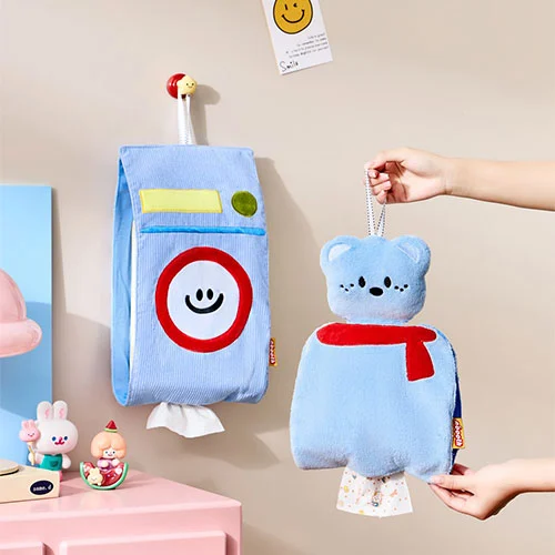 Wall-mounted Tissue and Facial Tissue Box