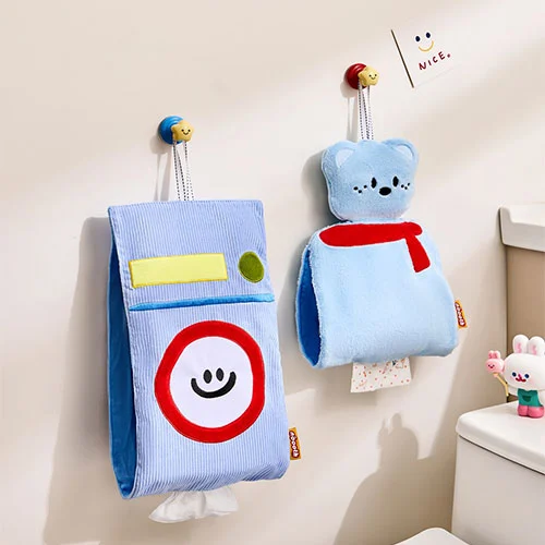 Wall-mounted Tissue and Facial Tissue Box