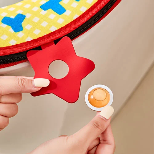 Backrest-style Textile Toilet Seat Cushion
