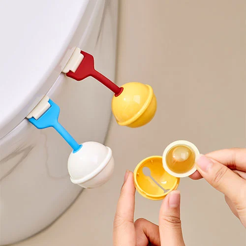 Bell-shaped Scented Toilet Seat Lid Lifter