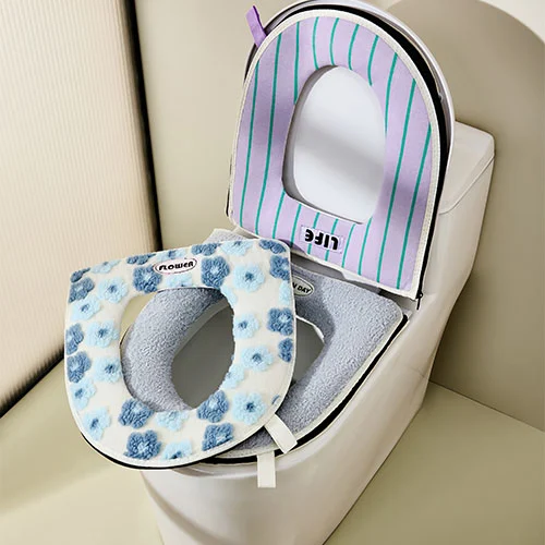 Floral Toilet Seat Cover