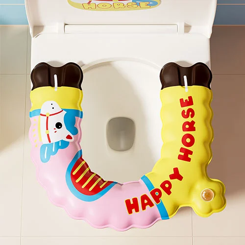 Happy Horse Half-Size Toilet Seat Cushion