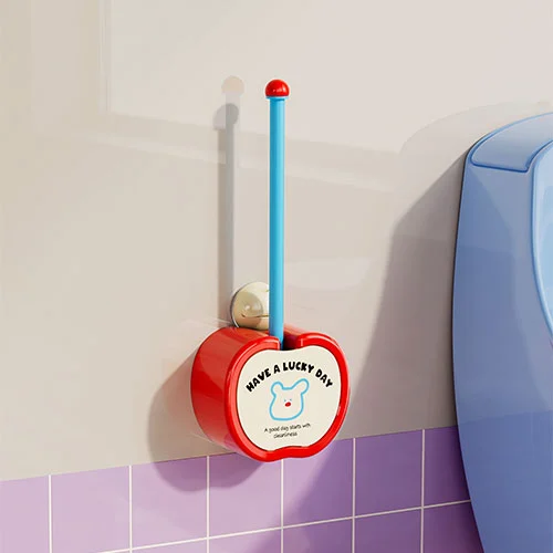 Spherical Suction Cup Toilet Brush