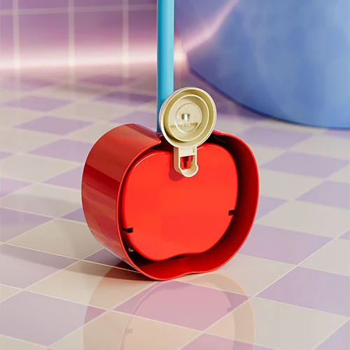 Spherical Suction Cup Toilet Brush