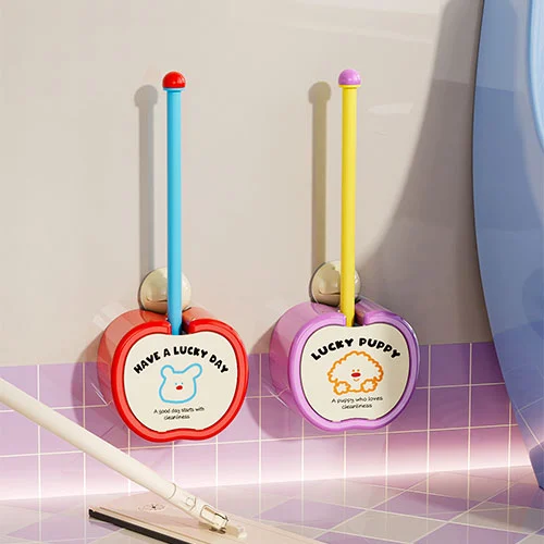Spherical Suction Cup Toilet Brush