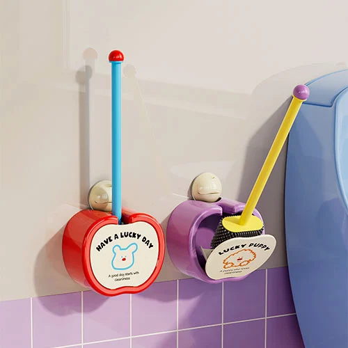 Spherical Suction Cup Toilet Brush