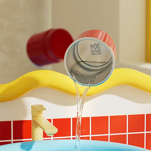 Bright-colored Stainless Steel Cup