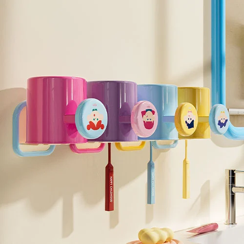 Handle, Mouthwash Cup, Toothbrush Holder