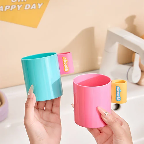 Label, Mouthwash Cup, Toothbrush Holder