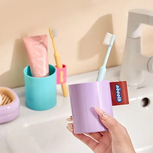 Label, Mouthwash Cup, Toothbrush Holder