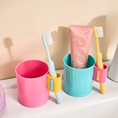 Label, Mouthwash Cup, Toothbrush Holder