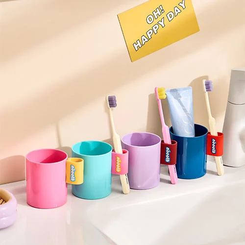 Label, Mouthwash Cup, Toothbrush Holder