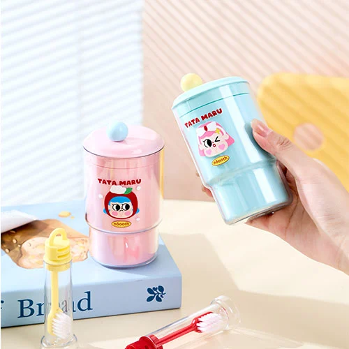 Portable Toothbrush and Mouthwash Cup Set