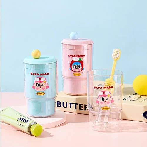 Portable Toothbrush and Mouthwash Cup Set