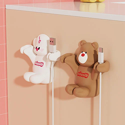 Silicone Double Toothbrush Holder Animal