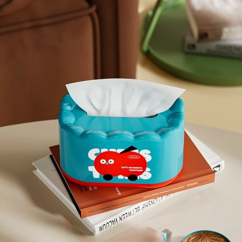 Cream Tissue Box