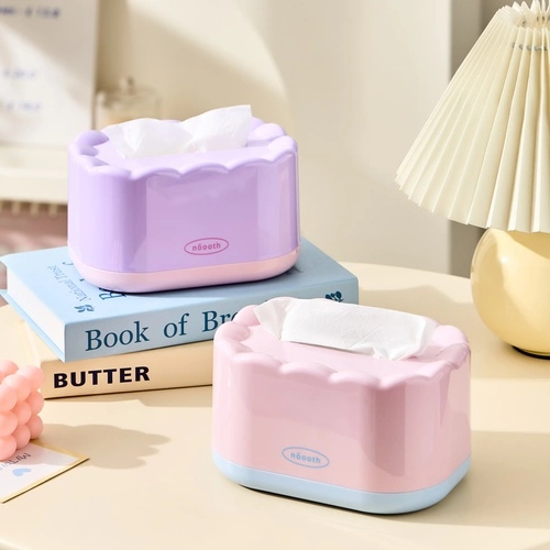 Cream Tissue Box