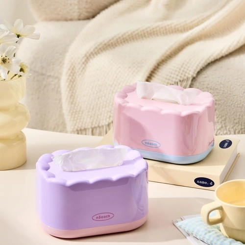 Cream Tissue Box