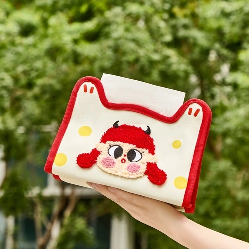 Raise Your Hand Fabric Tissue Box