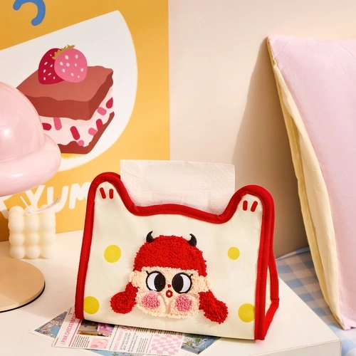Raise Your Hand Fabric Tissue Box