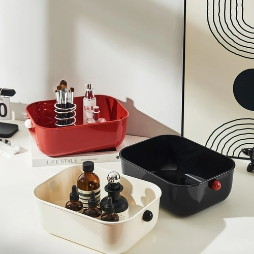 Retro Round Desktop Storage Basket