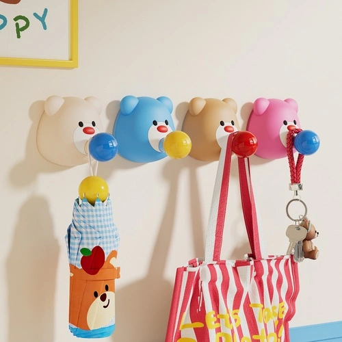 Multi-purpose Adhesive Hook with A Bear Design