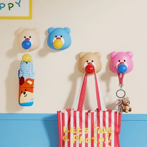 Multi-purpose Adhesive Hook with A Bear Design