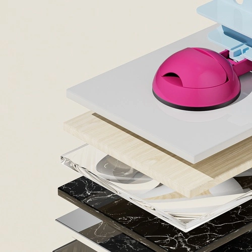 Dopamine Spherical Suction Cup Three-pronged Hook