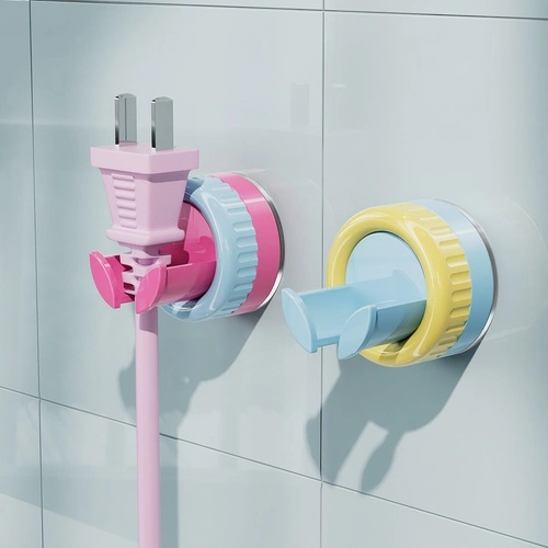 Rotating Wave Suction Cup Hook