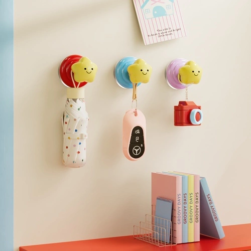 Star-shaped Suction Cup Hook