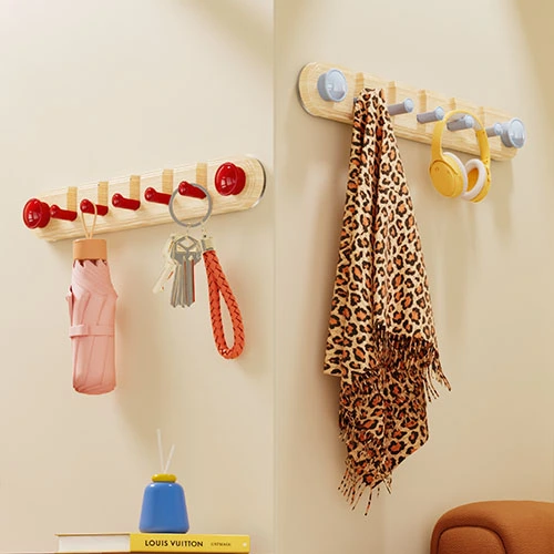 Log Suction Cup Row Hook