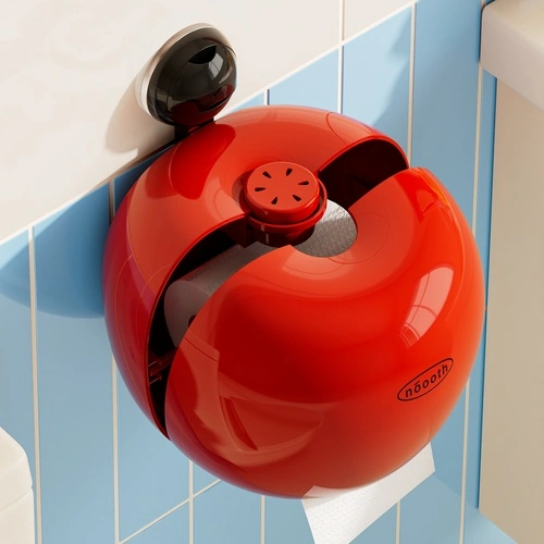 Round, Plump Suction-cup Tissue Box