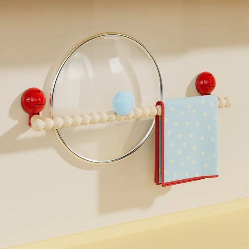 Suction Cup Ball Towel Rack