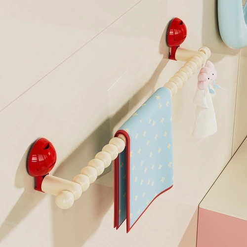 Suction Cup Ball Towel Rack