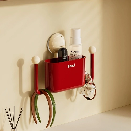 Suction Cup Round Storage Rack