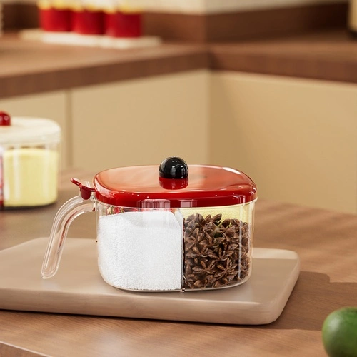 Round Multi-Compartment Seasoning Jar
