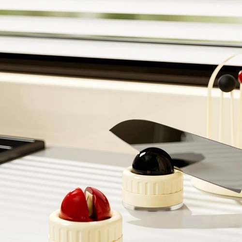 Spherical Suction-Cup Knife Sharpener