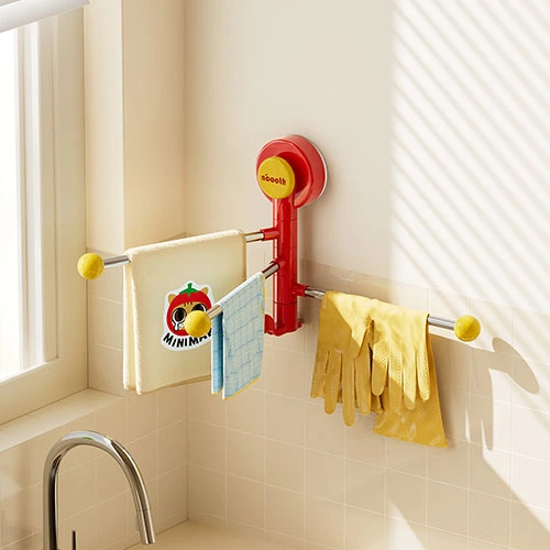 Polka-dot Rotating Mop Rack