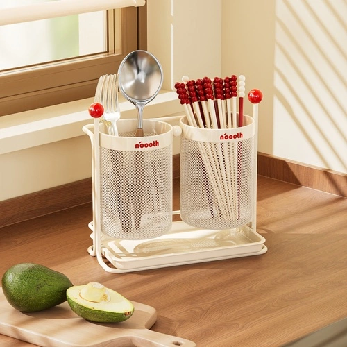 Wrought Iron Round Cylinder Chopstick Holder