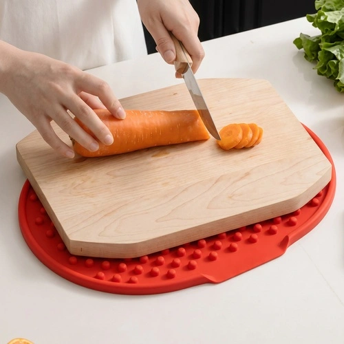 Colorful Silicone Draining Mat, Drainer Rack