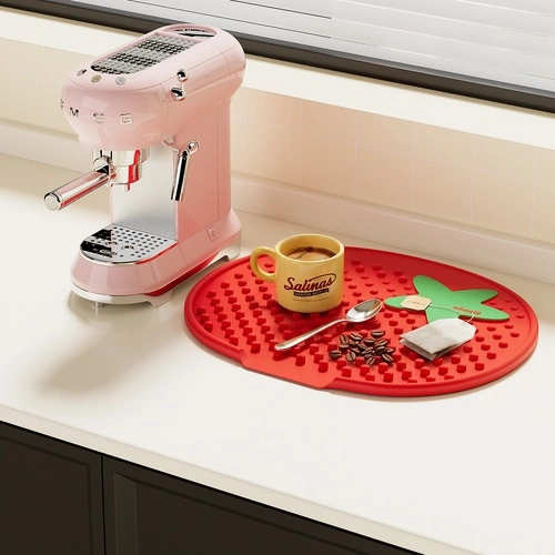 Colorful Silicone Draining Mat, Drainer Rack