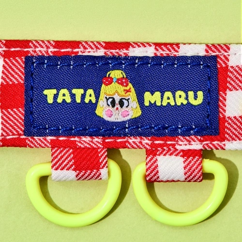 Peach-shaped pill bag with pendant extension buckle