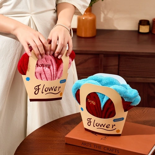 Poppy-Shaped Hanging Hand Towel